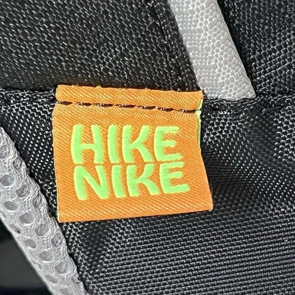 Nike Hiking School Backpack Black Silver Green Bag Padded DJ9677 010 NEW - Picture 5 of 10